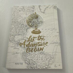 New Let The Adventure Begin Travel Globe Journal Book B19